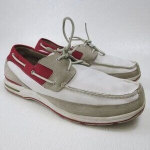 Rockport DMX Suede Leather Fabric Deck Boat Shoes Men's Footwear Zapatos 14 M